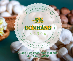 Giảm 5% cho đơn hàng (đến 18h ngày 24/10)